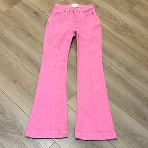 REVICE Pink Star Flare Jeans. Size 27